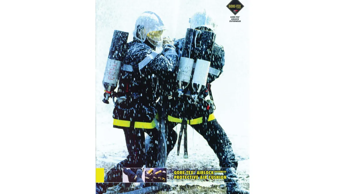 GORE-TEX® AIRLOCK 面料归档平面广告