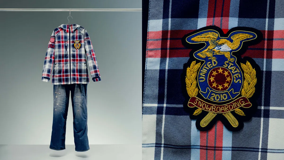 2010年 Burton 为美国奥运单板滑雪队设计的服装